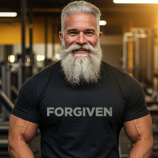 FORGIVEN Luke 6:37 | Unisex Classic Tee | Gildan 5000 | Taupe Text
