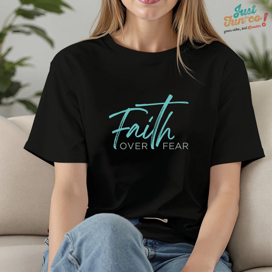 Faith Over Fear  | Bella + Canvas Women's Relaxed T-Shirt