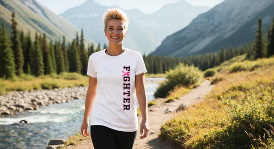 Fighter! Strength in Pink  |  Women's Relaxed T-Shirt